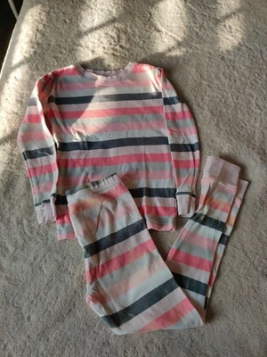 Kirkland Signature Kids’  Pajama Set PINKS/GRAY Size 8 | 100% Cotton  - Image 1 of 3