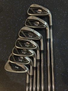 TaylorMade M4 Iron Set 5-PW+AW KBS Regular Flex Steel, Right-Handed - Picture 1 of 4