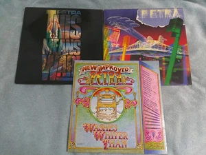 Petra - Vinyl LP Lot-3  Washes Whiter Than / Back to the Street / This Means War - Foto 1 di 16