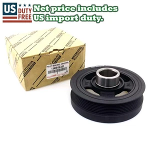 OEM CRANKSHAFT PULLEY ENGINE 1KD-FTV 2KD-FTV NEW Fit TOYOTA HILUX KDN145 KDN165  - Picture 1 of 6