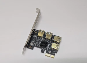 4-Port USB 3.0 Erweiterungskarte 5Gbit/s PCI-E X1 + Rückgaberecht! #0-25-180509 - Bild 1 von 3