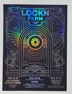Póster de ganso LOCKN’ Fred Fest verano 2021 serigrafía lámina X/225 Steely JRAD TTB - Imagen 1 de 19