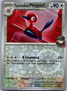 Team Rocket's Porygon2 SV10: Destined Rivals 154/182 Reverse Holo - Picture 1 of 2