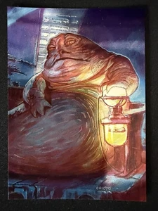 1996 Topps Star Wars: Finest Chromium Series 1 - Jabba the Hutt - #73 - NM - Picture 1 of 2