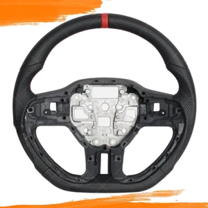 For 22-25 Ford Mondeo Fusion Ecoboost Full Leather Sport Steering Wheel - Picture 1 of 8