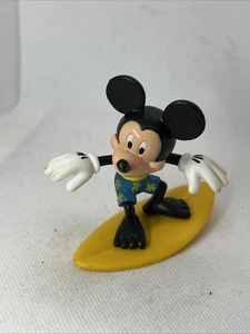 Mickey Mouse Surfing Disney 3 Inch Pvc Surf Board Decopac Cake Topper Surfer - Picture 1 of 5