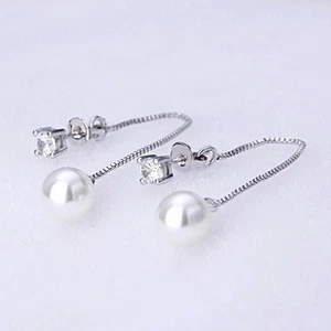Lightweight Silver Plated Tassel Earrings for Comfortable All Day Wear - Picture 1 of 3