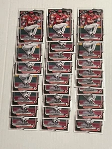 2024 Bowman Andrew Abbott RC Lot x25 Reds - Bild 1 von 2