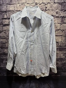 Charles Tyrwhitt Button Up Shirt Men's 16/33in Slim Fit Long Sleeve - Picture 1 of 7