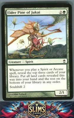 Magic the Gathering MTG Saviors of Kamigawa Elder Pine of Jukai #128 Buy 2 Get 1 - Image 1 of 2
