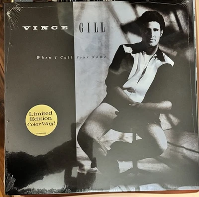 Vince Gill When I Call Your Name, Gold Color Vinyl Record Limited Edition. NEW! - Image 1 of 3