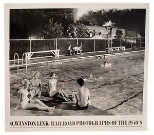 O Winston LINK / RAILROAD PHOTOGRAPHS OF THE 1950S Signed Poster 1984 #196464 - Picture 1 of 1