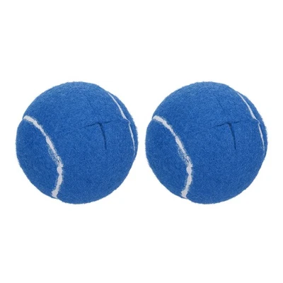 2 Pcs Precut Tennis Balls for Walkers Furniture Legs, Dark Blue Foto 1 de 4