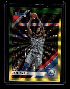 Donruss Joel Embiid 2019-20 láser verde y amarillo SP. - Imagen 1 de 2