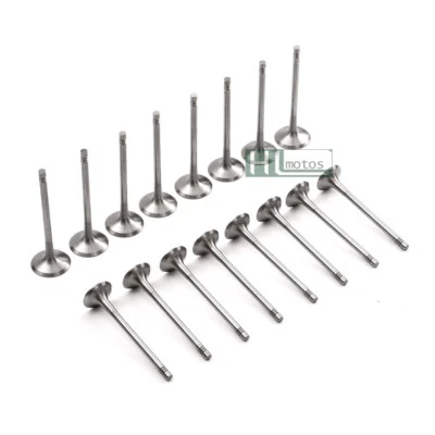 16Pcs Engine Intake & Exhaust Valves Set for 1.8T 2.0T VW GTI GLI Audi A3 Seat  - image 1 of 4