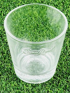 Crown Royal Whiskey Rocks Glas 8 Unzen Lowball Klar Gravur Getränke Spirituosen - Bild 1 von 2