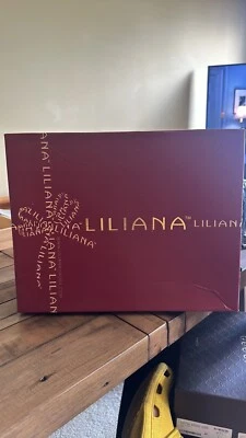 Liliana Size 8.5 Barbara-20 Distressed Denim Peep Toe Stiletto Ankle Boot Blue - Image 1 of 4