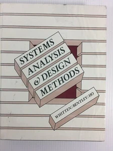 Systems Analysis and Design Methods Whitten Bentley Vintage Textbook 1986 - Imagen 1 de 12