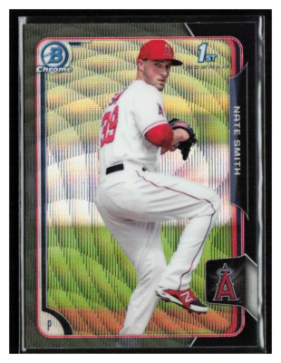 2015 Bowman Chrome Asia Black Wave Ref #BCP90 Nate Smith - Image 1 of 2