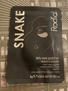 Rodial Snake Jelly Eye Patches Freeze & Smooth single sachet RRP £14.00 - Picture 1 of 2