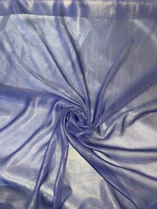 1 mtr purple shimmer chiffon dress fabric..58” wide (147cm) c - Picture 1 of 2