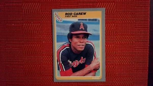 1985 Fleer #297 Rod Carew (See Scans) Baseball - Picture 1 of 2