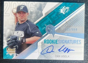 DAN UGGLA  2006 UD SPx #158 Rookie Signatures AUTO Autograph Signed Card #d /999 - Picture 1 of 2