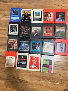 Lot of 8 Track Cartridges Mixed Bundle - Picture 1 of 7