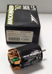YEAH RACING MOTORE A SPAZZOLE HACKMOTO V2 45T 540 BRUSHED MOTOR ART MT-0015 - Foto 1 di 1