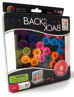 Back-2-Back Games Ages 7+ Award Winning Game 60 Challenges Smart Games Toys - Image 1 of 4