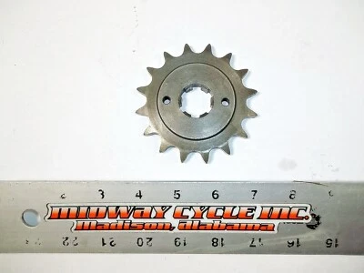 HONDA 79 80 81 CB650 ACERO DELANTERO 16T 530 CADENA TRANSMISIÓN PIÑÓN 23801-426-000 jh Foto 1 de 4