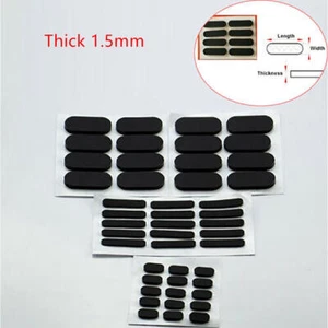Non Slip Self Adhesive Back Sticky Pads Rubber Furniture Protector Thick 1.5mm - Picture 1 of 12