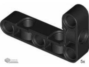 5x LEGO® Part 2477 - Technic, Liftarm, Modified Holes Bent Thick L-Shape 3 x 5 - Imagen 1 de 1
