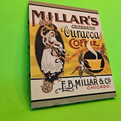 REDUCED! Millar's Celebrated Curacoa Vintage Advertisement Plaque Size: 8" X 10" - Image 1 of 4