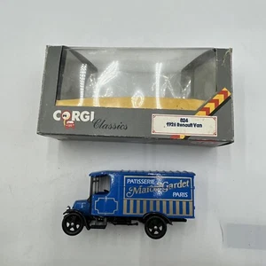 VTG 1985 CORGI CLASSICS #C824 DIECAST 1926 MARCEL GARDET RENAULT VAN 1/43 IN BOX - Picture 1 of 17