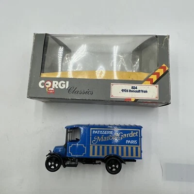 VTG 1985 CORGI CLASSICS #C824 DIECAST 1926 MARCEL GARDET RENAULT VAN 1/43 IN BOX - Image 1 of 4