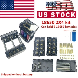 DIY 12V 24V 48V Spliceable Solderless 18650 Battery Box Holder 1 Set AEU - Picture 1 of 12