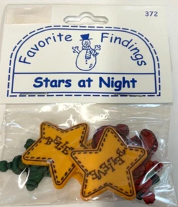 BLUMENTHAL LANSING BUTTONS - FAVORITE FINDINGS #372 - STARS AT NIGHT - Picture 1 of 2