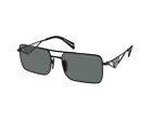 Prada Sunglasses Pr A52s  1Ab5z1 Black Dark Gray Woman