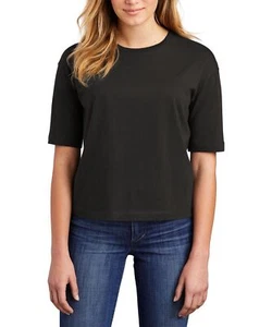 JustBlanks Women's Longer Sleeve Boxy Fit Very Important Tee T-Shirt - JBDT6402 - Picture 1 of 6