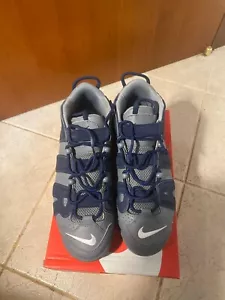 Nike Air More Uptempo Cool Grey Midnight Navy 46 - Foto 1 di 8