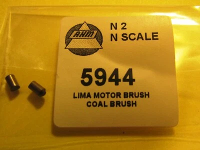 2 OF LIMA N SCALE MOTOR BRUSH PART 5944 (COAL BRUSH) AHM RIVAROSSI BY LIMA NEW - Image 1 of 4