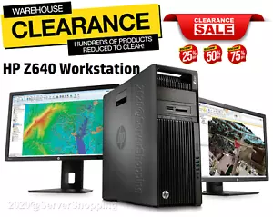 HP Z640 Workstation Xeon E5-2687Wv3 10-CORE Turbo 3.50GHz 8GB DDR4 1TB SATA HDD - Picture 1 of 12