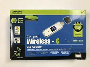 Linksys Compact Wireless - G USB Adapter Model WUSB54GC - Afbeelding 1 van 2