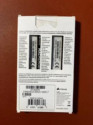 corsair ddr3 1066mhz 2x4gb ram macmemory - Image 1 of 2