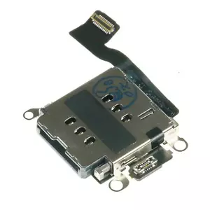 iPhone 13 sim card reader contacts pin for tray flex cable - Bild 1 von 3