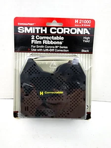 2er-Packung neue Original Smith Corona H Serie 21000 korrigierbare Schreibmaschinen-Farbbänder - Bild 1 von 4