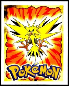 POKEMON SERIES 1, MERLIN TOPPS STICKER # 145, ZAPDOS, YEAR 1999 - Picture 1 of 2