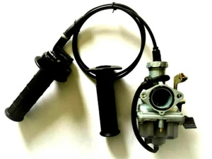 Carburetor Honda TRX200SX Fourtrax 1986-1988 With Handle Bar Grip 7/8" Cable - Bild 1 von 4