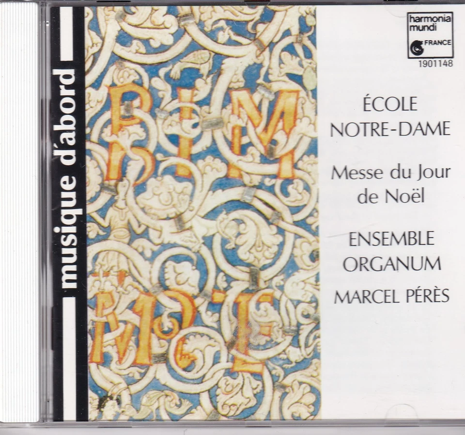 "Messe du Jour de Noel" Ensemble Organum Marcel Peres Harmomia Mundi CD Foto 1 de 1
